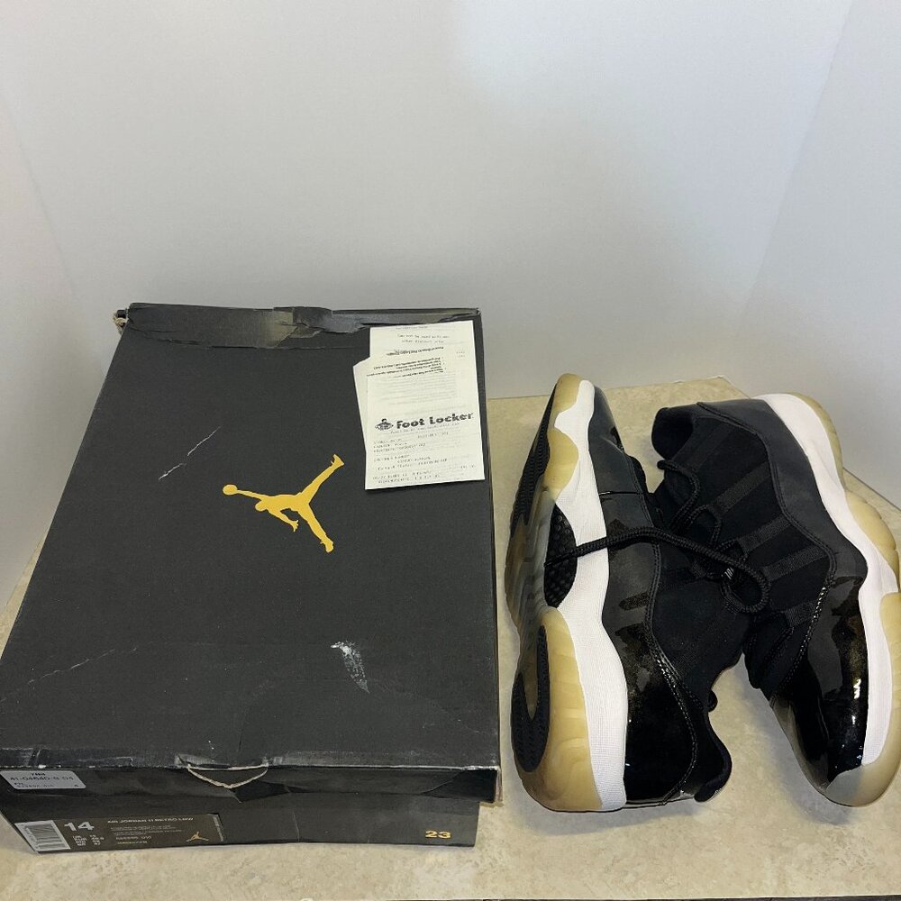 Nike Air Jordan 11 Retro Low basketball shoes size 14 men's 528895-010